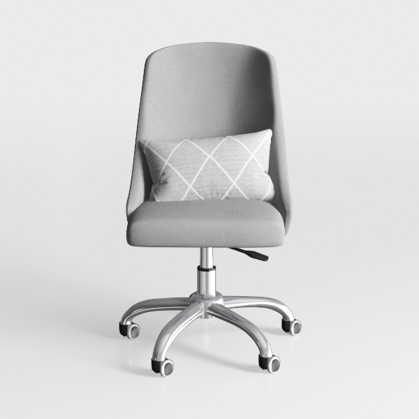 Criss Cross Chair with Wheels, Armless Cross