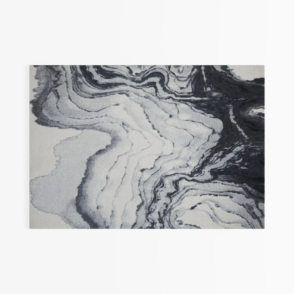 AMADA HOMEFURNISHING 8x10 Washable Area Rug, Low