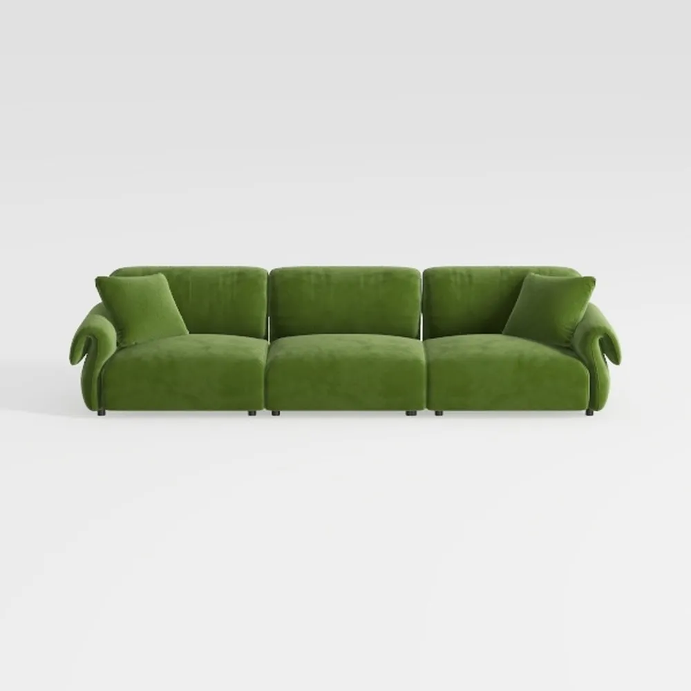135" Cloud Sectional Couch with L-Shape Chaise