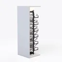 spice rack cabinet-Warm Kitchen Right 45 Degree View