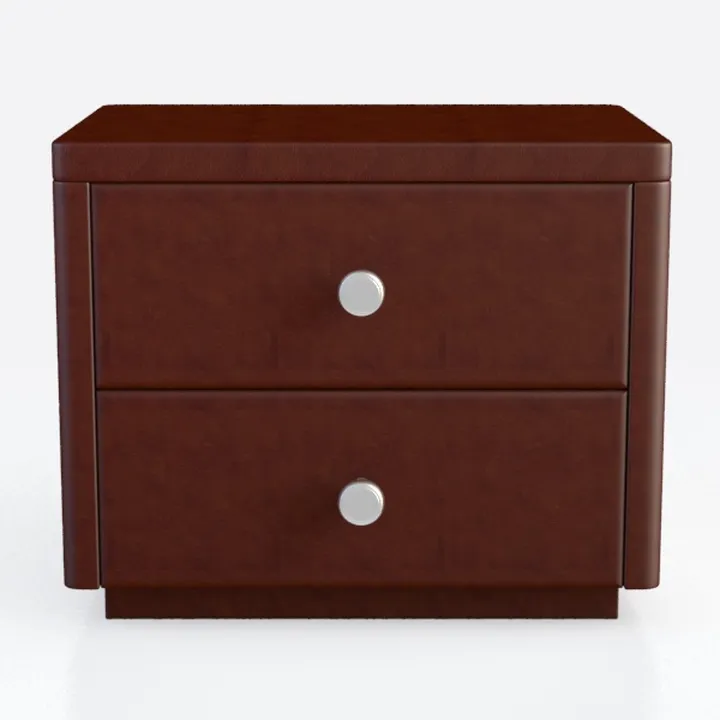19" Cherry Two Drawer Nightstand