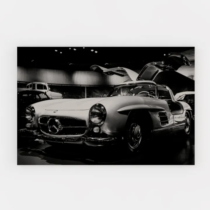 Framed Water Lilies Canvas Print, Lotus Flower