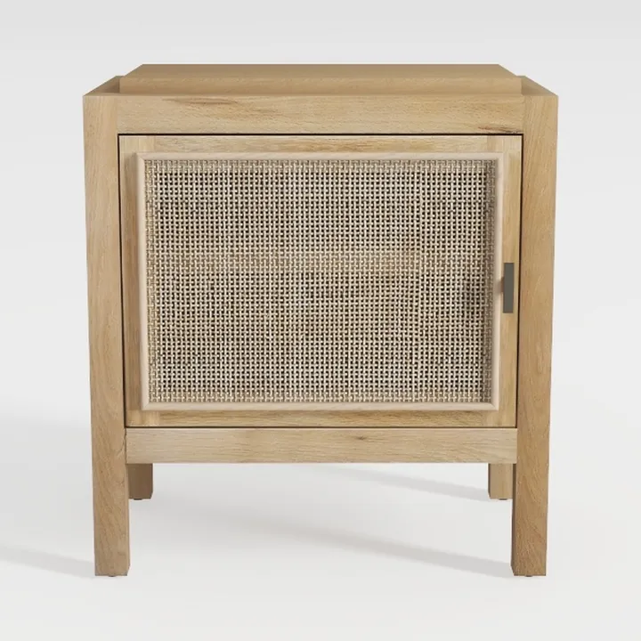 Rattan Bedside Cabinet Household Storage Cabinet