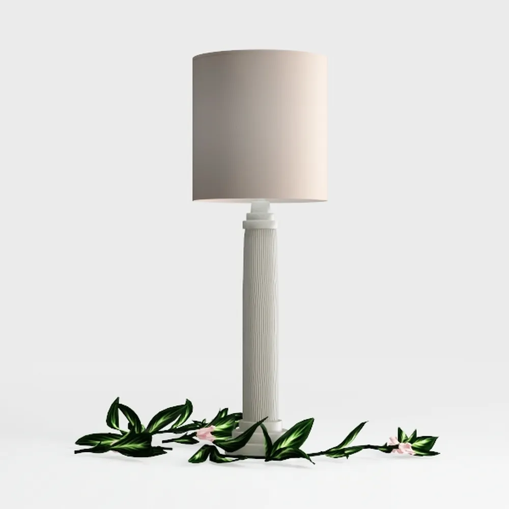 Pink Lamp for Bedroom Nightstand - 3 Way Dimmable 