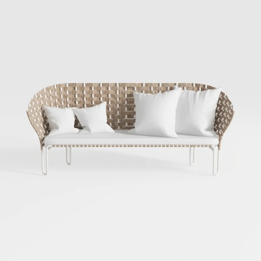 bali & pari Davida Natural Rattan Daybed, One Size