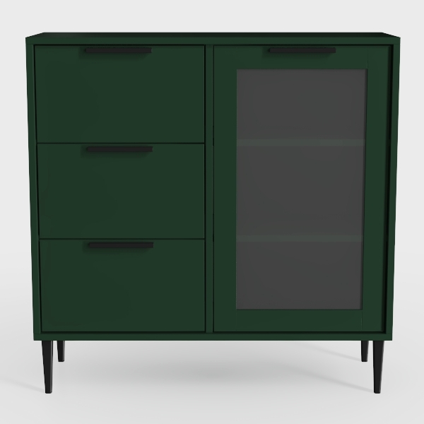 Green Metal Cabinet,Bathroom Floor Storage Cabinet