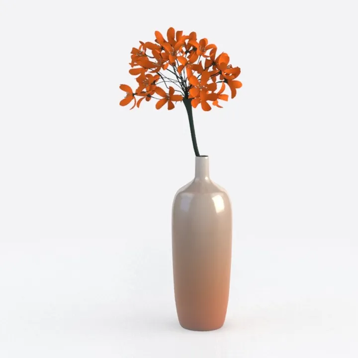 Home Decor Ceramic Vase for Flower Arrangement Nordic Office Desk Cabinet Ornament Kitchen Accessories Dining Table Decor
