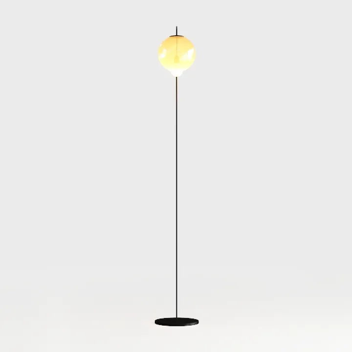 Dimmable Black Vintage Floor Lamps for Living Room