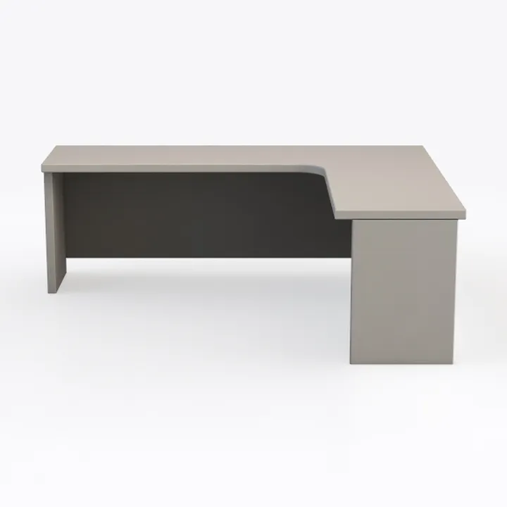 Bush Business Furniture L Shape Desk with Wire Man