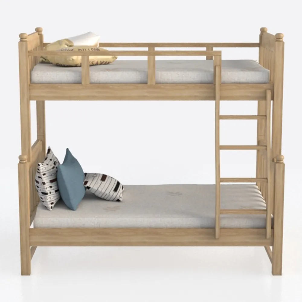 Plank+Beam Classic Wooden Bunk Bed Twin Over Full 