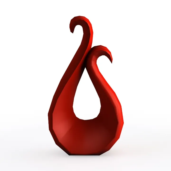 Abstract Ceramic Ornament - Swan
