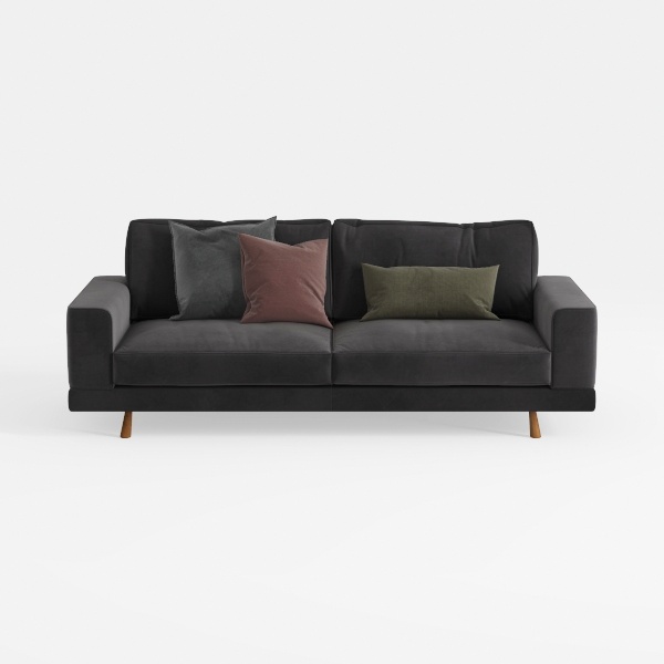 80.7 Inch Sofa Couch 3 Seater Sofa Comfy Couch 