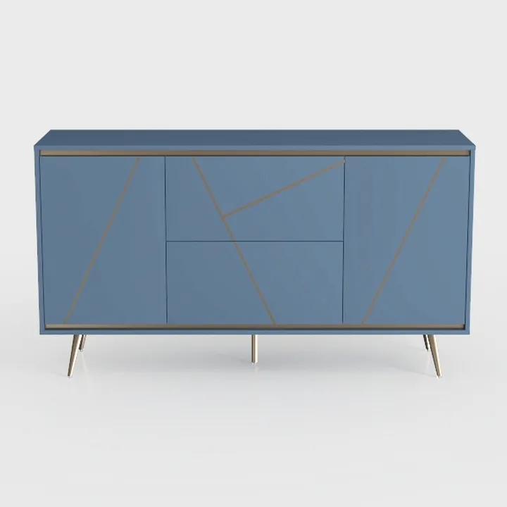 63 Inch Mid Century Modern Sideboard Buffet with