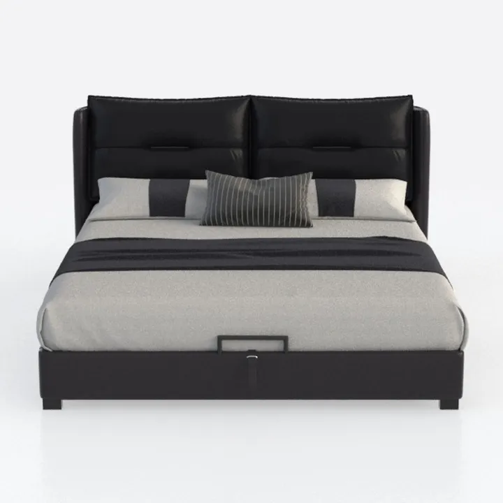 Glory Furniture Caldwell Faux Leather Panel Queen 