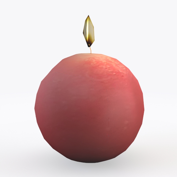  Scented Red Ball Candles