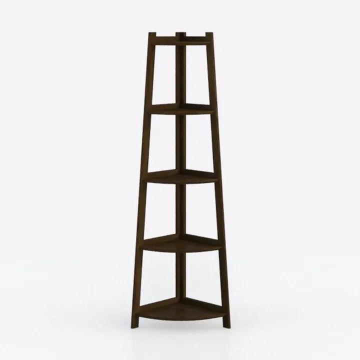 DecoTeak 4-Tier Shelf Waterproof Teak Wood Shower