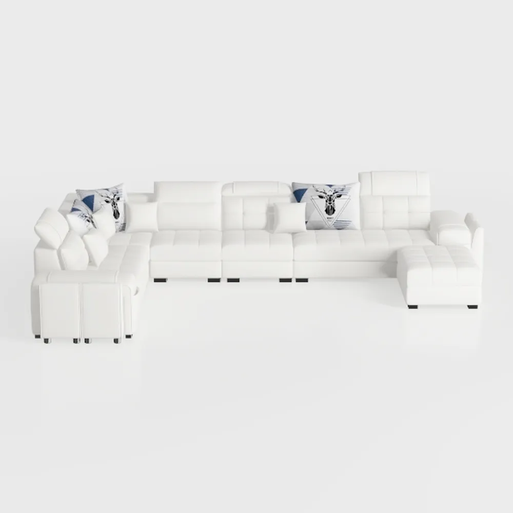 Contemporary Style Sofa, USB Connectivity