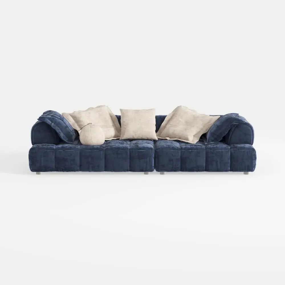131'' Large Sectional Couches with Chaise Lounge 