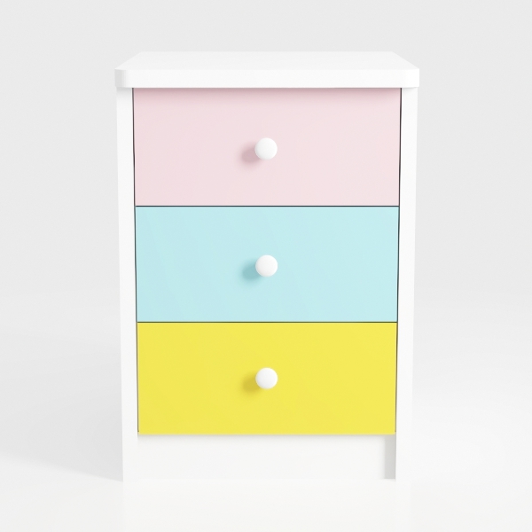 Nightstand with 2 Drawers, Nightstand with Drawers