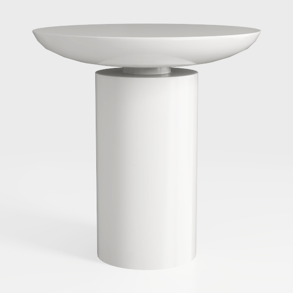 Kate and Laurel Sureda Modern Wooden Oval Side