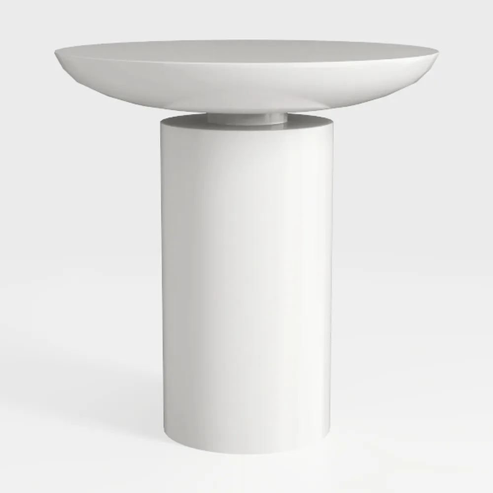 Kate and Laurel Sureda Modern Wooden Oval Side