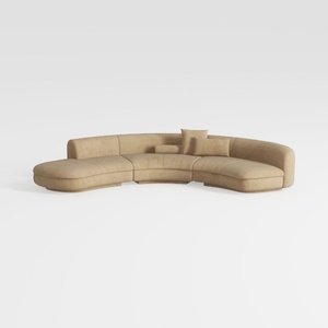 Modern Curved Sofa Sectional Couch Set – Luxury