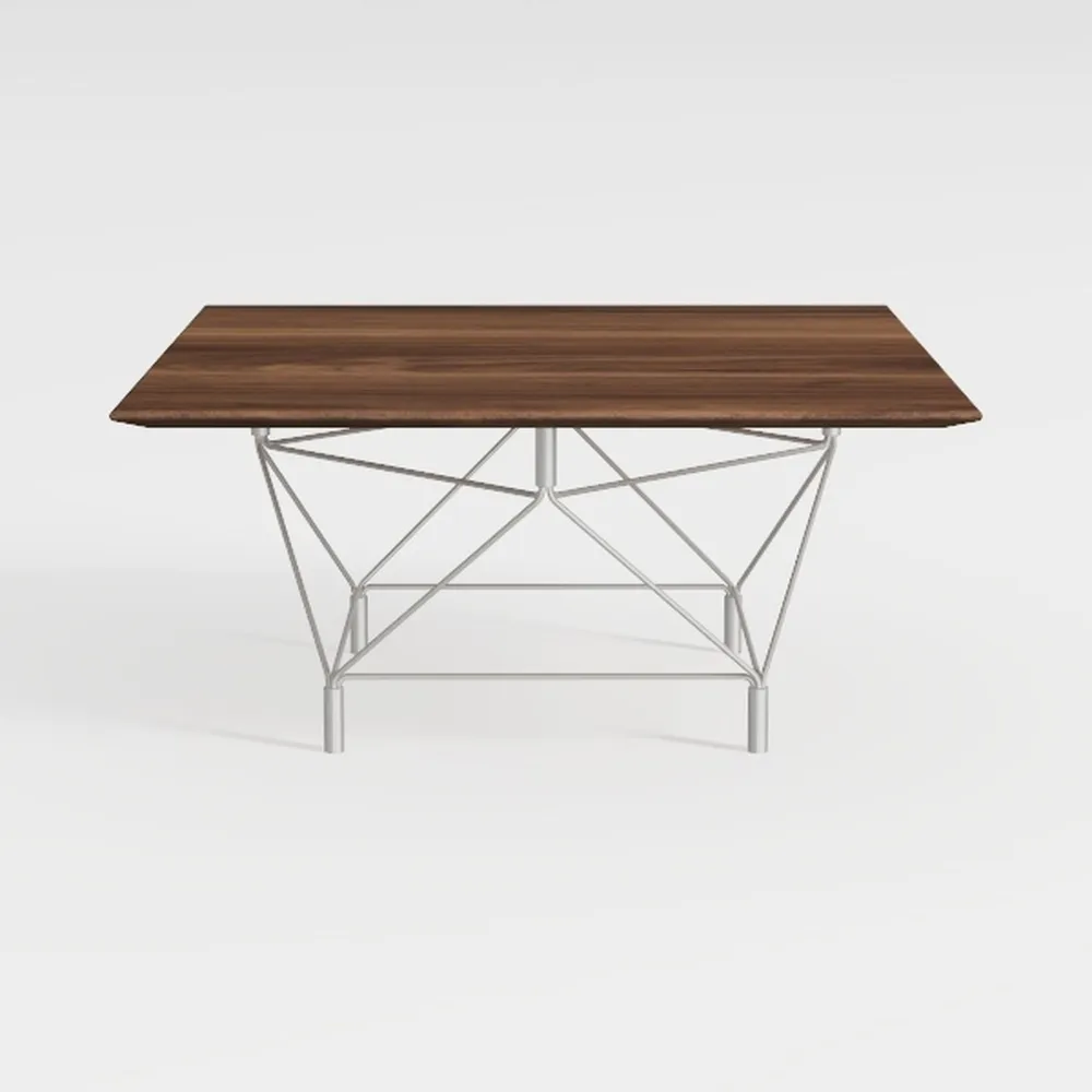 Custom Order Natural Walnut White Epoxy Table