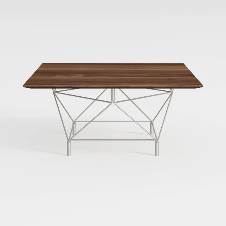 Custom Order Natural Walnut White Epoxy Table