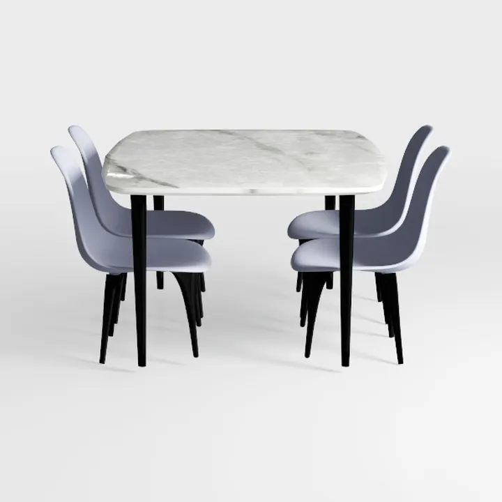 Dining Chairs Set of 6 Modern Fabric Dining Room