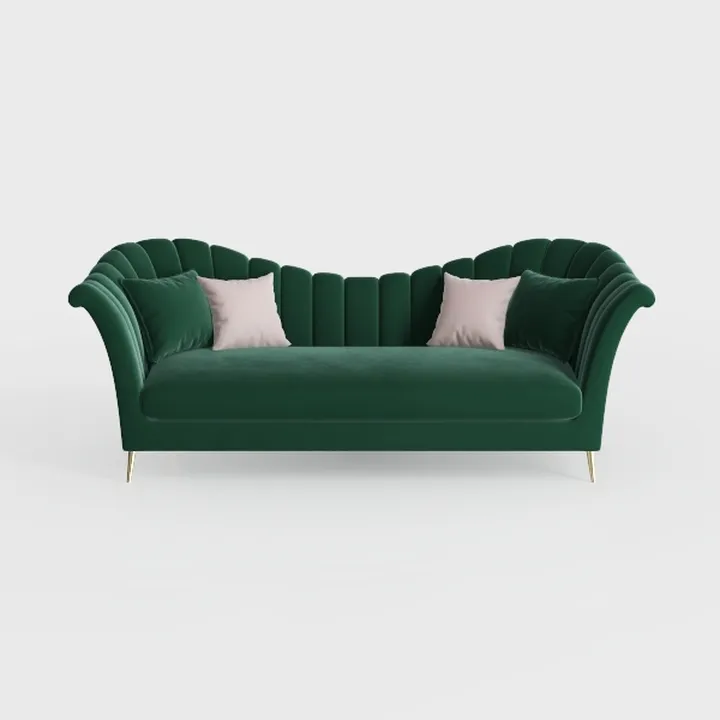 82 Inch Chesterfield Sofa, 23 Inch Deep Seat