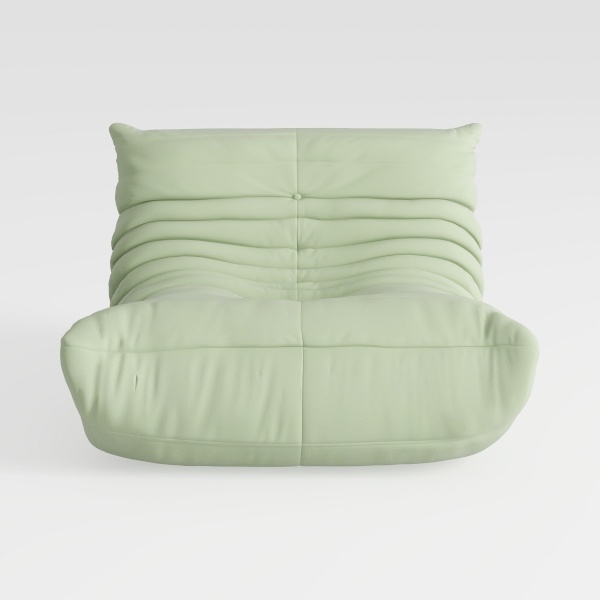 N&V Fireside Corner Chair, Mid Century Armless