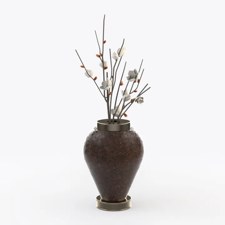 Ceramic active glaze surface rustic vase vintage vase zen decoration rough pottery pot handmade vintage porcelain vase
