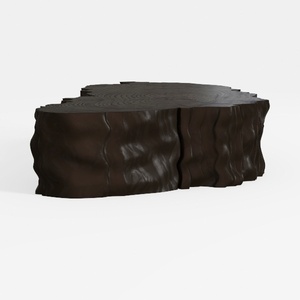 chairus Nesting Coffee Table Set of 2 Woven Round