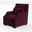 MCombo Large Triple Motor Power Lift Recliner Left 45 Degree View