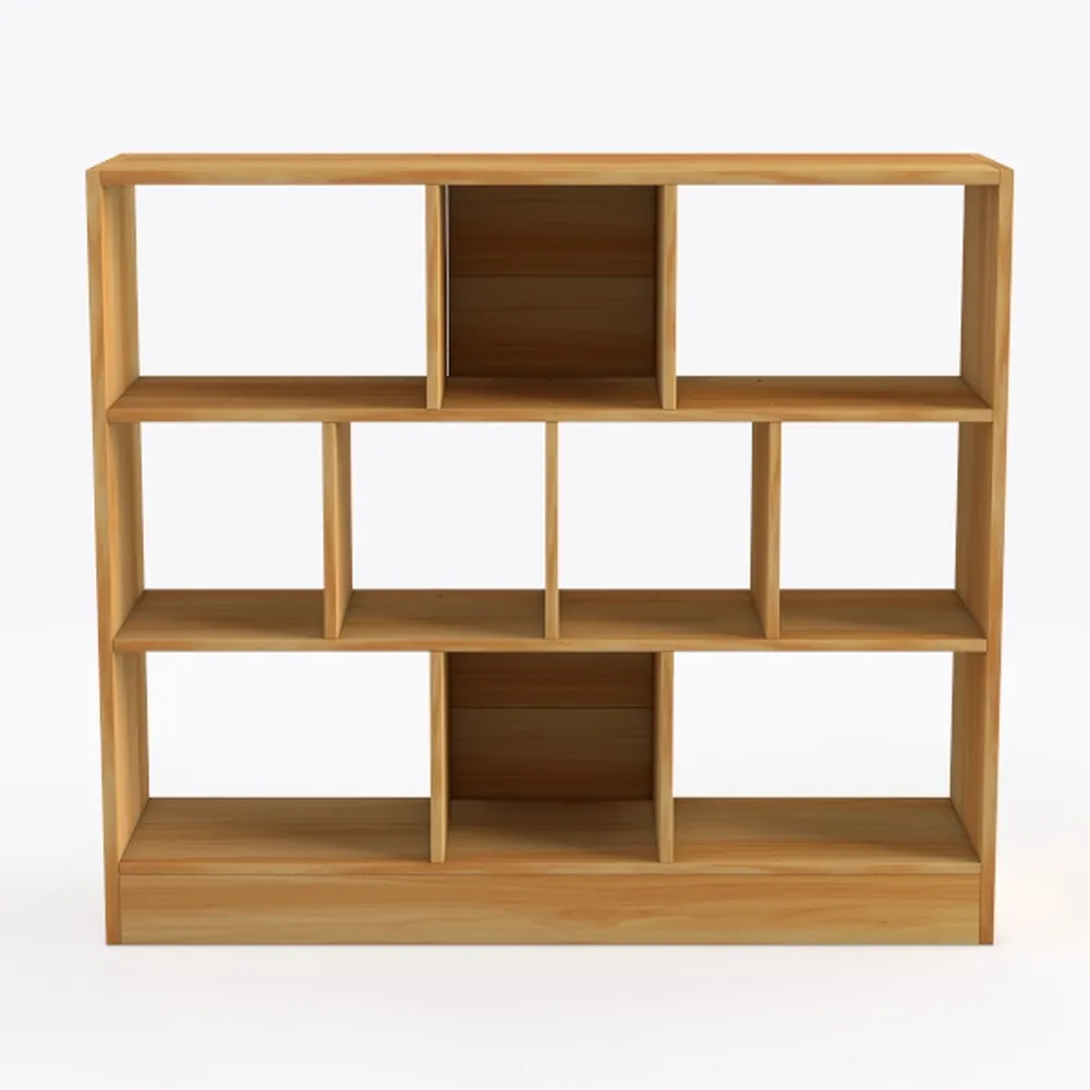 Maydear 47.24” Bamboo Bookshelf, 10 Cube