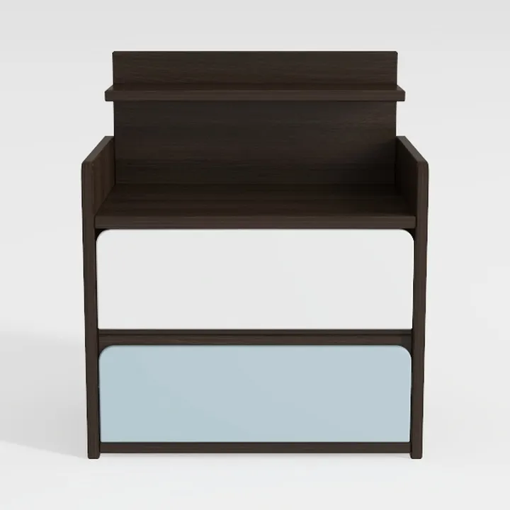 Modern Minimalist Nightstand, Mid Century Bedside 