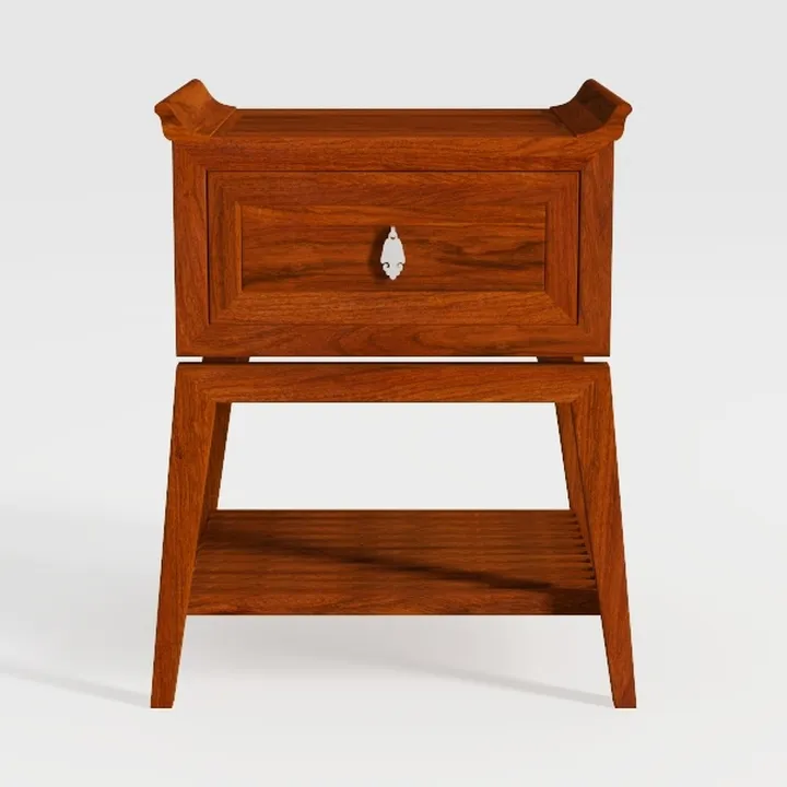 Artswish Solid Wood Nightstand with Charging