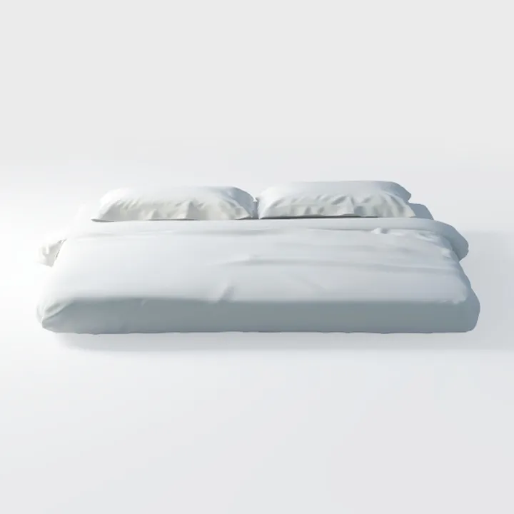 Bernards Ariana Upholstered Bed-in-A-Box in Powder