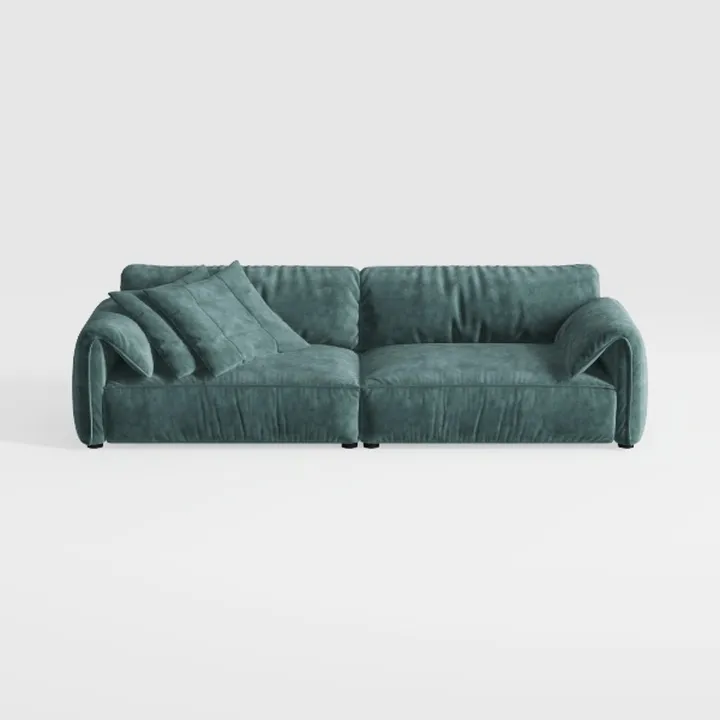 124.8" U Shaped Cloud Couches Sectional for Living
