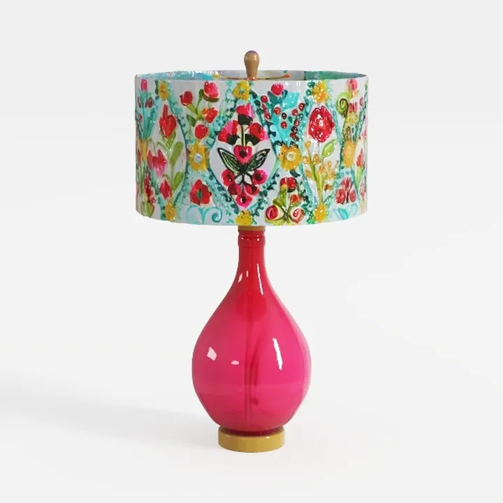 lamp-Mexican colors