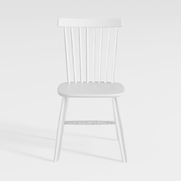 Farmhouse Dining Chairs Set of 4 Wooden Kitchen