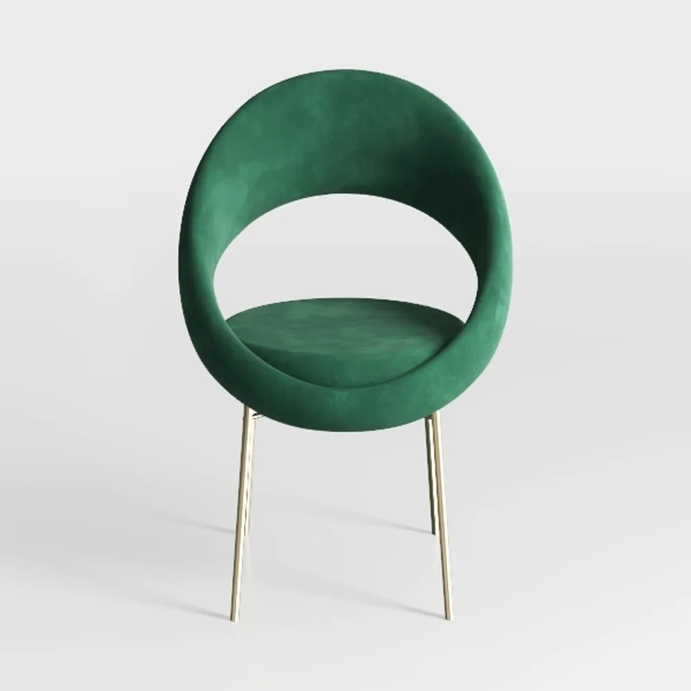 Goujxcy Faux Fur Vanity Chair Furry Desk Chair for