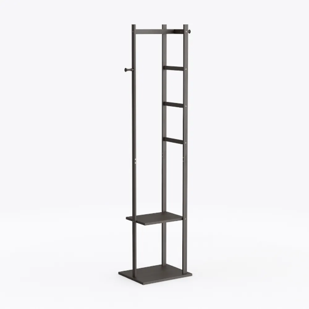 VASAGLE Coat Rack, Coat Stand with 3 Shelves