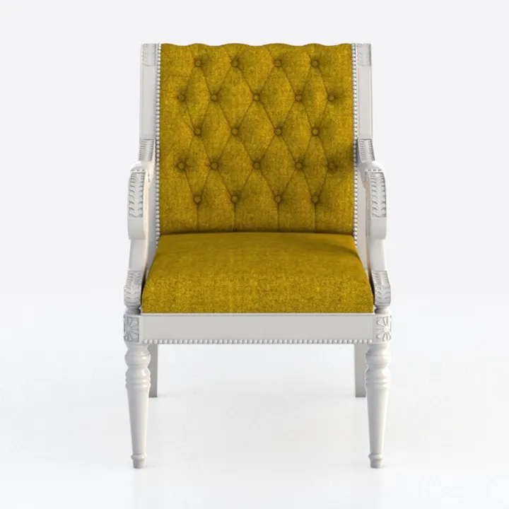 Dining Chair Light Green Polyester Velvet, Solid