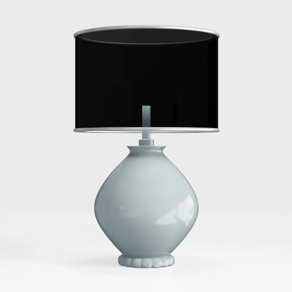 25.5" Touch Control Black and Gold Lamp,3-Way