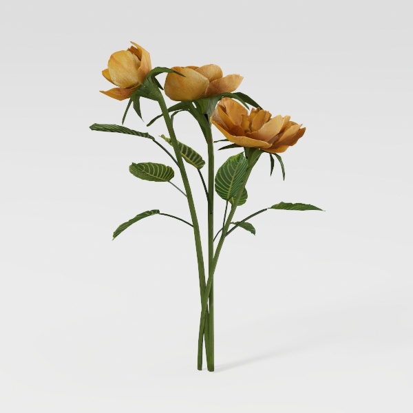 Realistic PU Magnolia Flower Arrangement for Home