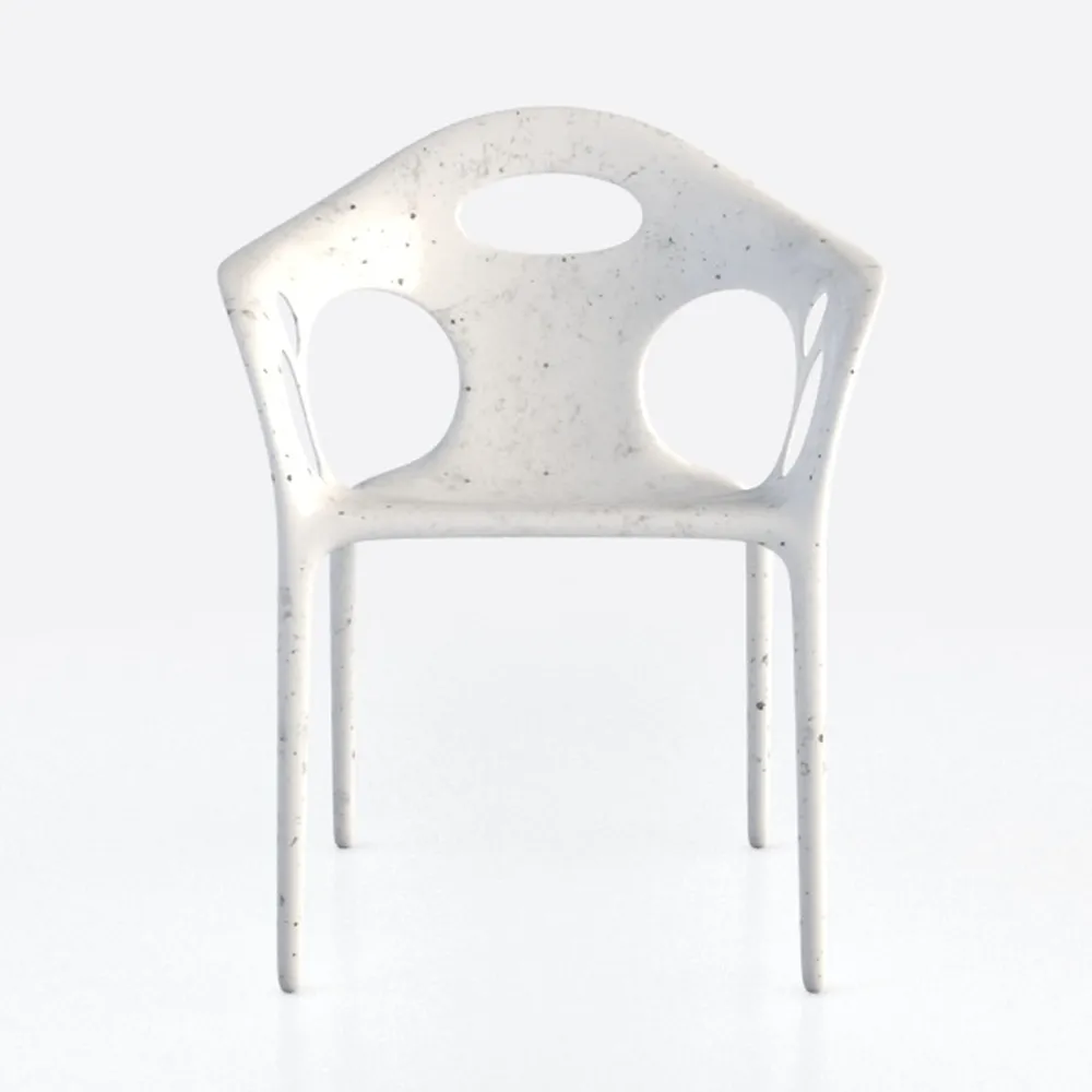 NOLLAM 4 pcs Bird's Nest Style Lounge Chair Mid Ce