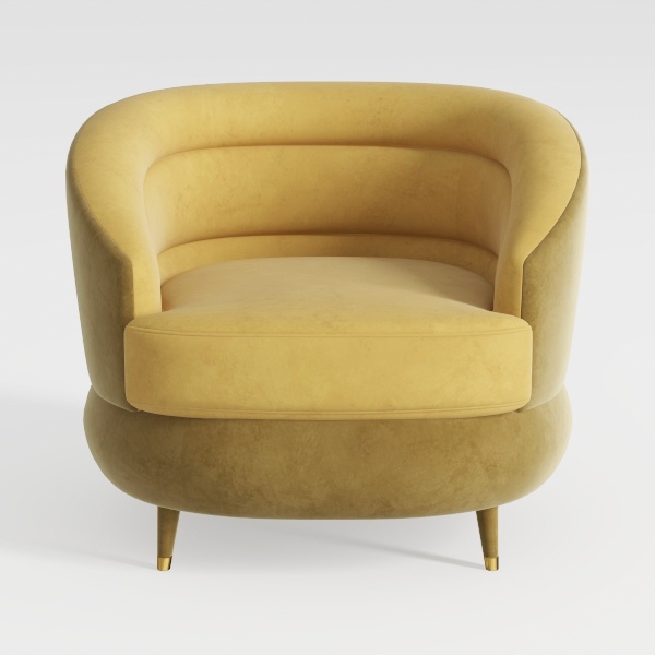 Swivel Accent Chair Set of 2 with Ottoman, Modern