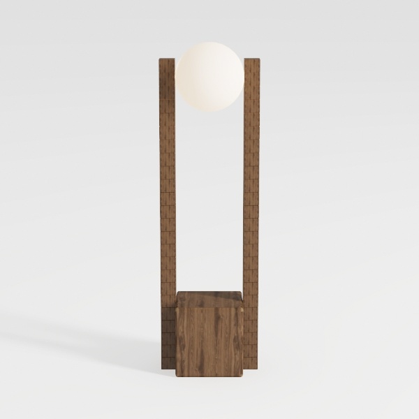 Bedside Table Lamp for Bedroom, Nightstand Wood