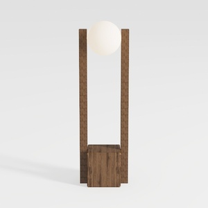 Bedside Table Lamp for Bedroom, Nightstand Wood